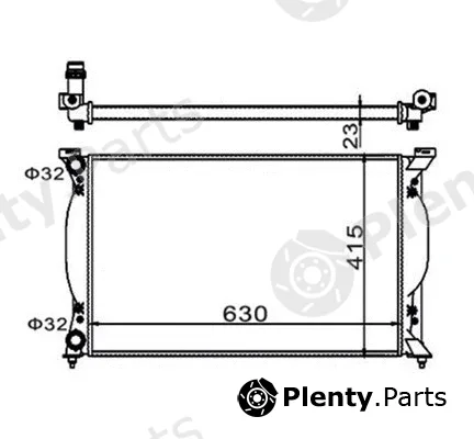 Magneti Marelli 359000300910 — Radiator, engine cooling