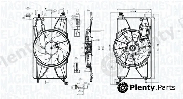 Magneti Marelli 069422834010 — Fan, engine cooling