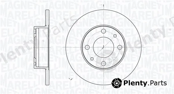 Magneti Marelli 361302040181 — Brake Disc