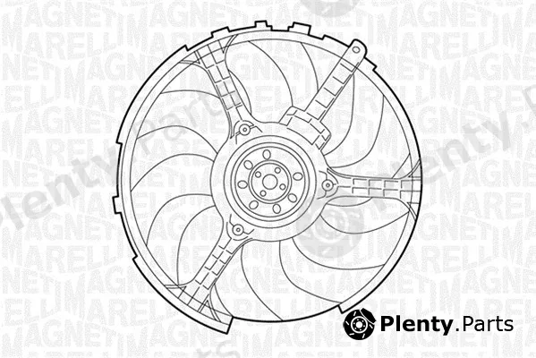 Magneti Marelli 069422032010 — Fan, engine cooling