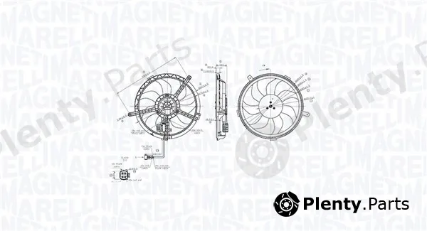 Magneti Marelli 069422850010 — Fan, engine cooling