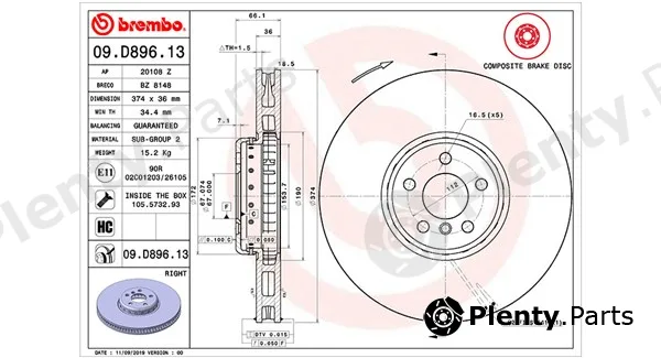 Magneti Marelli 360406134004 — Brake Disc
