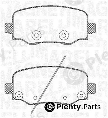 Magneti Marelli 363916060794 — Brake Pad Set, disc brake