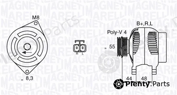 Magneti Marelli 063532628010 — Alternator
