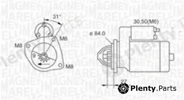 Magneti Marelli 063721203010 — Starter