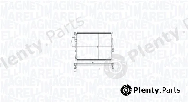 Magneti Marelli 350213211700 — Radiator, engine cooling
