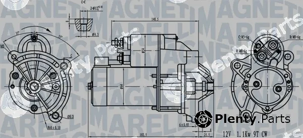 Magneti Marelli 063720581010 — Starter