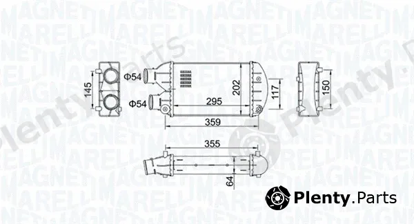 Magneti Marelli 351319204510 — Charge Air Cooler