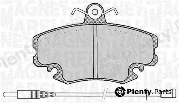 Magneti Marelli 363916060203 — Brake Pad Set, disc brake