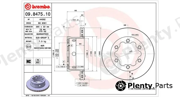 Magneti Marelli 360406033200 — Brake Disc
