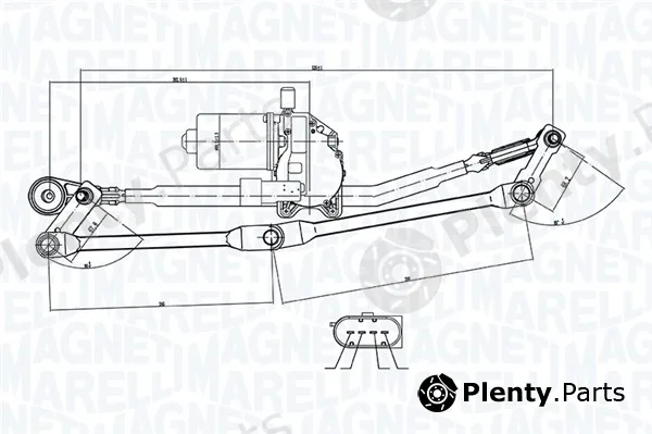 Magneti Marelli 064351765010 — Window Cleaning System