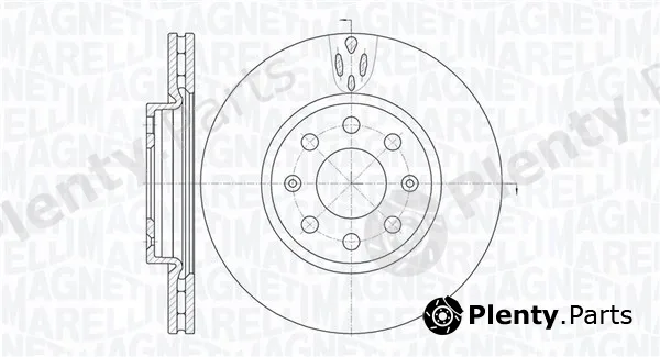 Magneti Marelli 361302040236 — Brake Disc