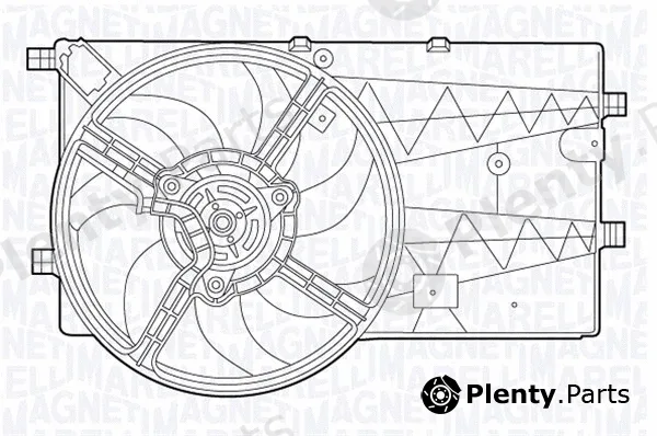 Magneti Marelli 069422553010 — Fan, engine cooling