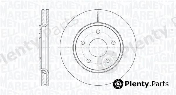 Magneti Marelli 361302040626 — Brake Disc