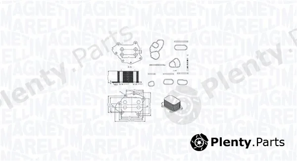 Magneti Marelli 350300002400 — Oil Cooler, engine oil