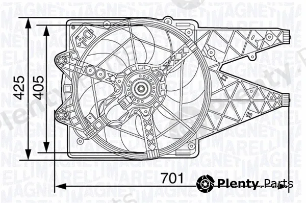 Magneti Marelli 069422472010 — Fan, engine cooling