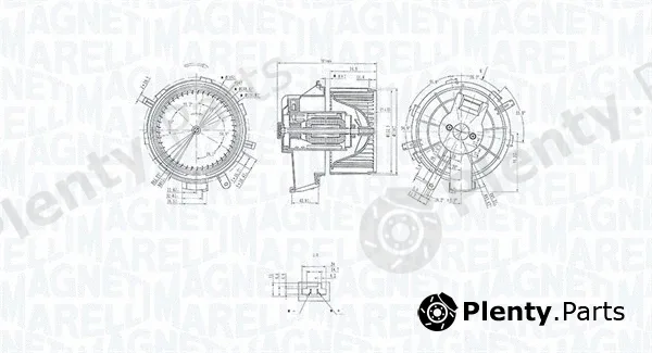 Magneti Marelli 069412236010 — Interior Blower