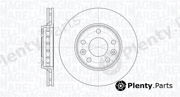 Magneti Marelli 361302040110 — Brake Disc
