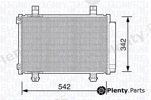 Magneti Marelli 350203673000 — Condenser, air conditioning