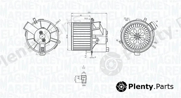 Magneti Marelli 069412200010 — Interior Blower