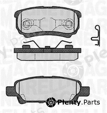 Magneti Marelli 363916060285 — Brake Pad Set, disc brake