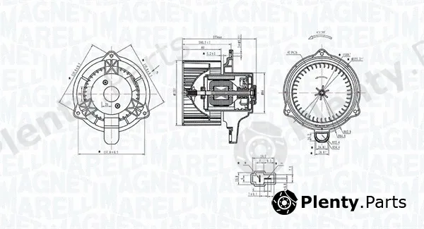 Magneti Marelli 069412340010 — Interior Blower
