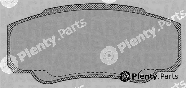 Magneti Marelli 363916060188 — Brake Pad Set, disc brake