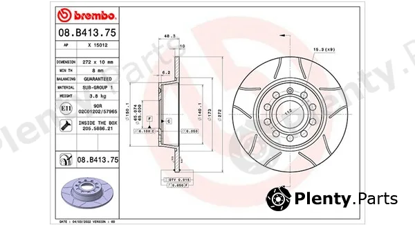 Magneti Marelli 360406175205 — Brake Disc