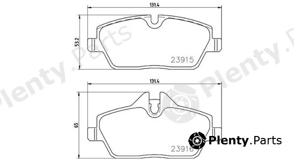 Magneti Marelli 363700406091 — Brake Pad Set, disc brake