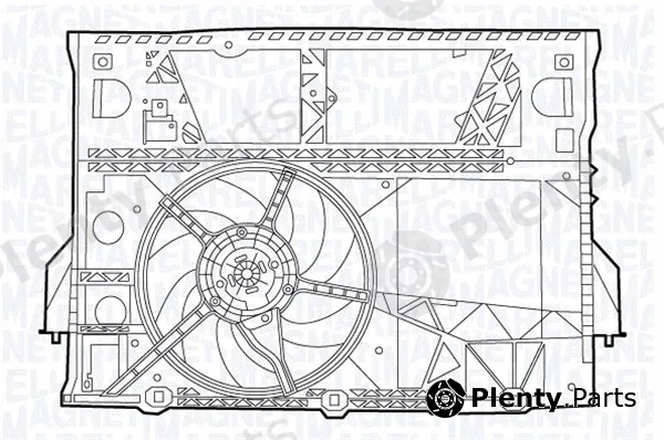 Magneti Marelli 069422547010 — Fan, engine cooling