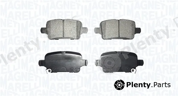 Magneti Marelli 363916060917 — Brake Pad Set, disc brake
