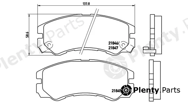 Magneti Marelli 363700459020 — Brake Pad Set, disc brake