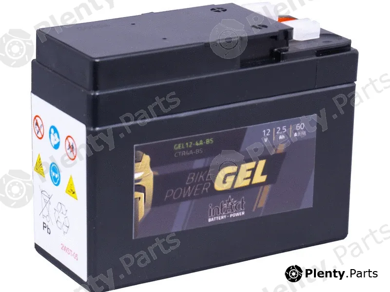 IntAct GEL12-4A-BS — Starter Battery intAct Bike-Power GEL