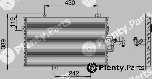 Waeco 8880400116 — Condenser, air conditioning
