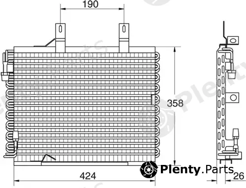 Waeco 8880400010 — Condenser, air conditioning