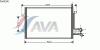 AVA QUALITY COOLING FDA5395 Condenser, air conditioning