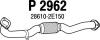 FENNO P2962 Exhaust Pipe
