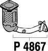 FENNO P4867 Exhaust Pipe