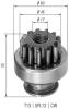 MAGNETI MARELLI 940113020111 Pinion, starter