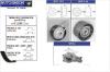 HUTCHINSON KH190WP64 Water Pump & Timing Belt Kit