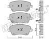 fri.tech. 5012 Brake Pad Set, disc brake