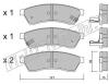 fri.tech. 5261 Brake Pad Set, disc brake