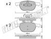 fri.tech. 5501 Brake Pad Set, disc brake