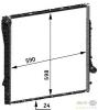 BEHR 8MK376718-764 (8MK376718764) Radiator, engine cooling