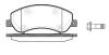 ROADHOUSE 21250.00 (2125000) Brake Pad Set, disc brake