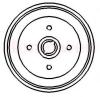 JURID 329206J Brake Drum