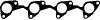 GLASER X51093-01 (X5109301) Gasket, intake manifold