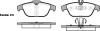 ROADHOUSE 21305.00 (2130500) Brake Pad Set, disc brake