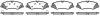 ROADHOUSE 21409.10 (2140910) Brake Pad Set, disc brake