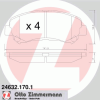 ZIMMERMANN 24632.170.1 (246321701) Brake Pad Set, disc brake